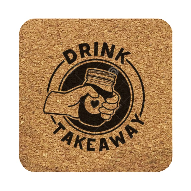 Vineyards Cork Coaster-Square 2
