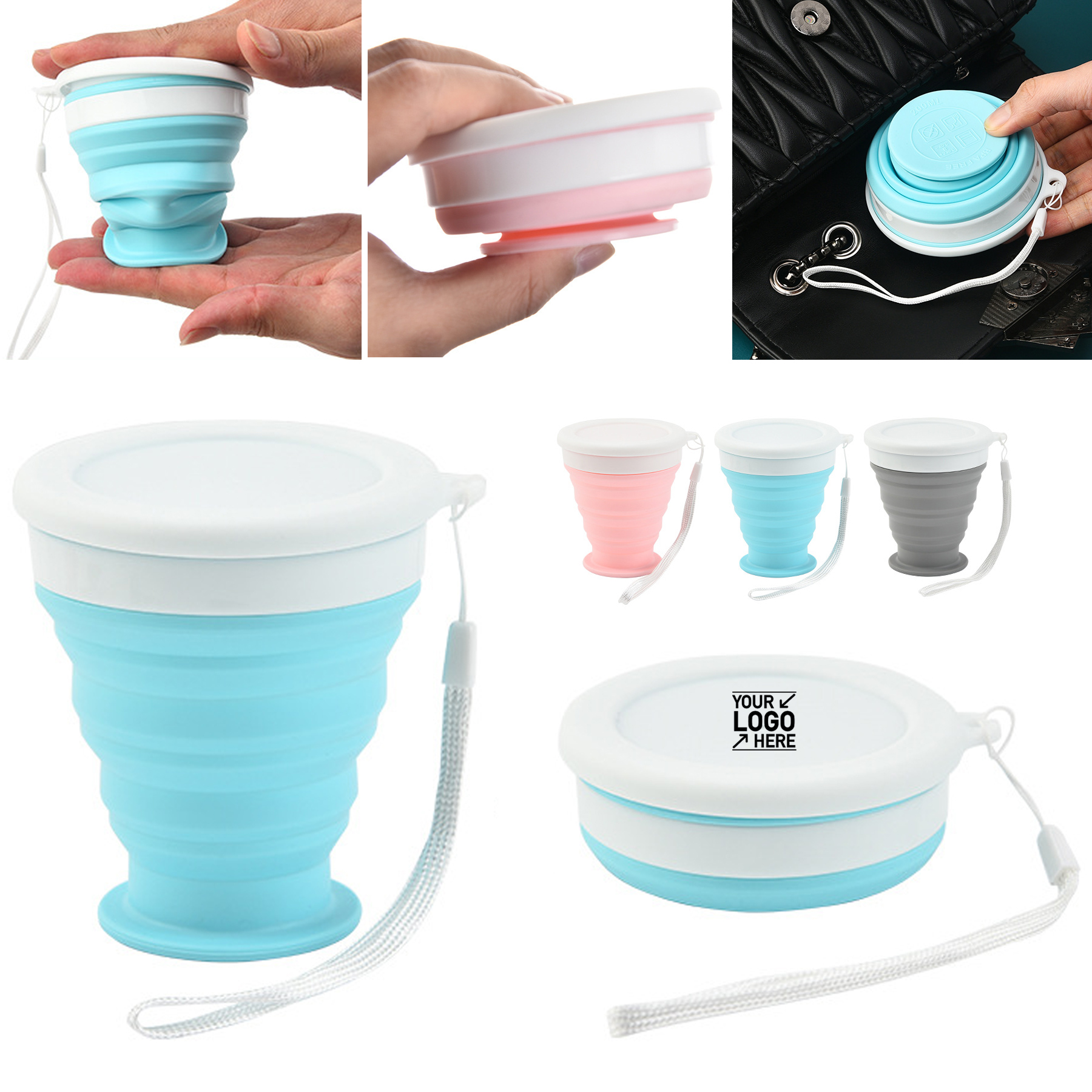 Portable Silicone Retractable Folding Cup 2