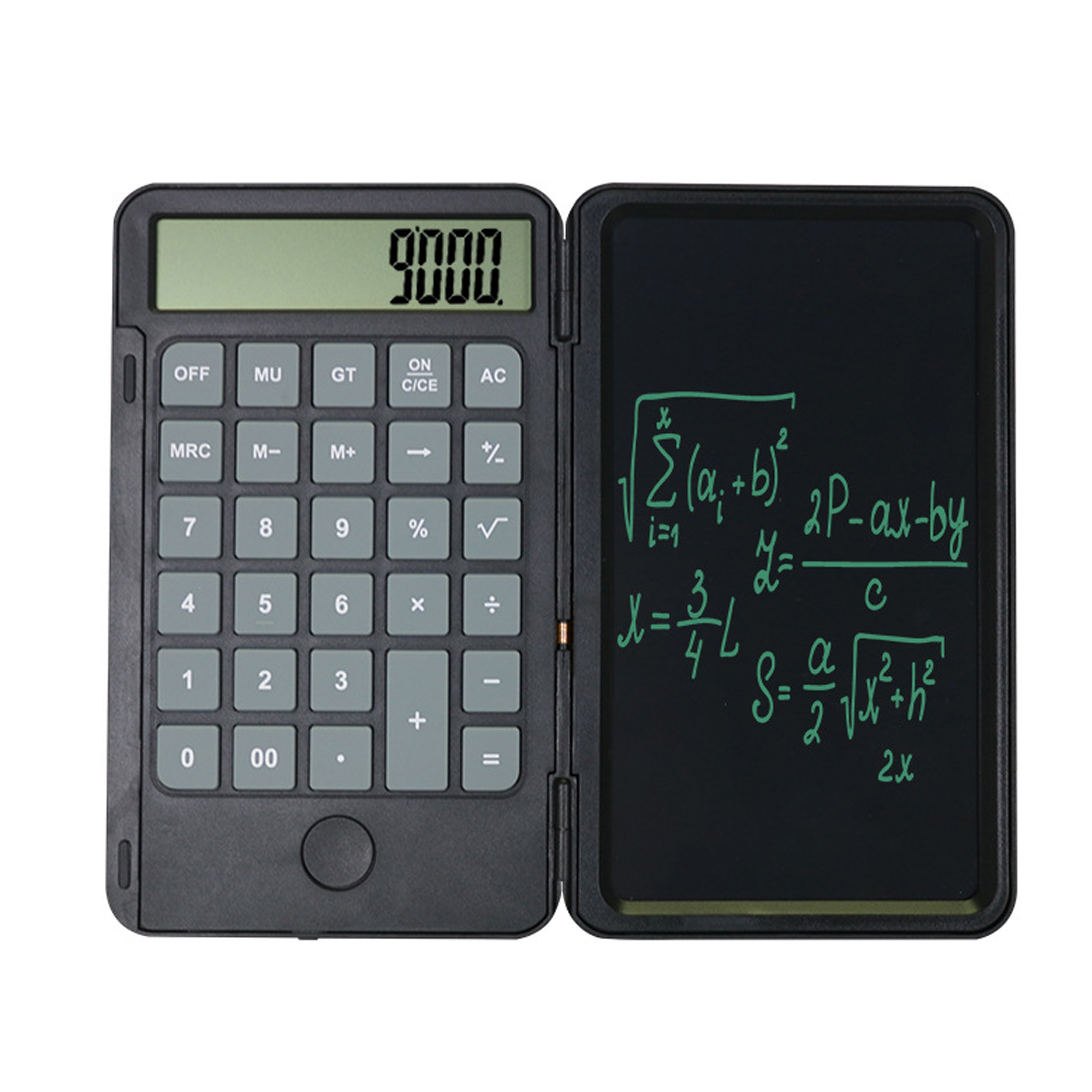 Rechargeable Calculator with Digital Notepad