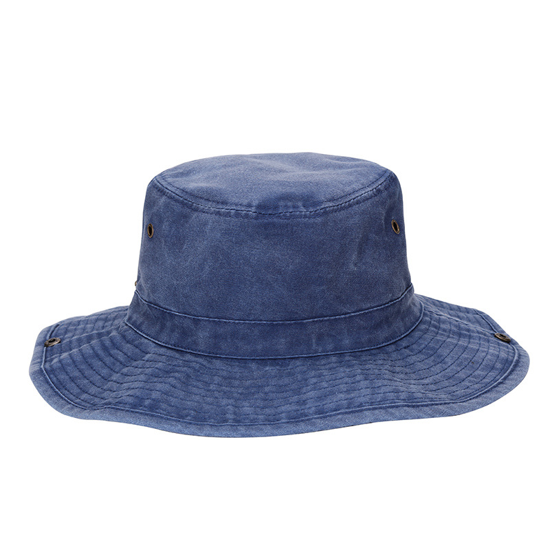 Embroidery Cotton Fisherman Hat 2