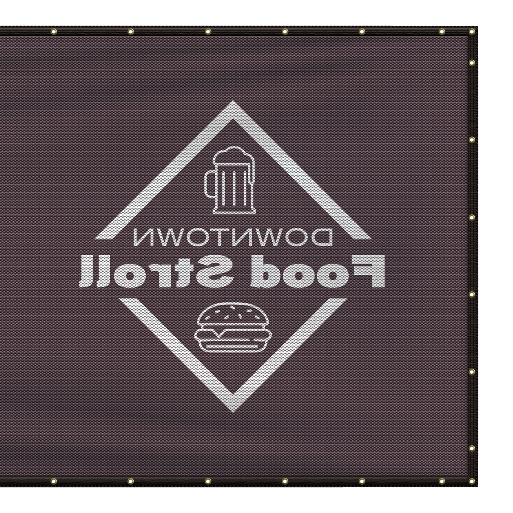 6' x 48' Premium Polyester Mesh Banner 2