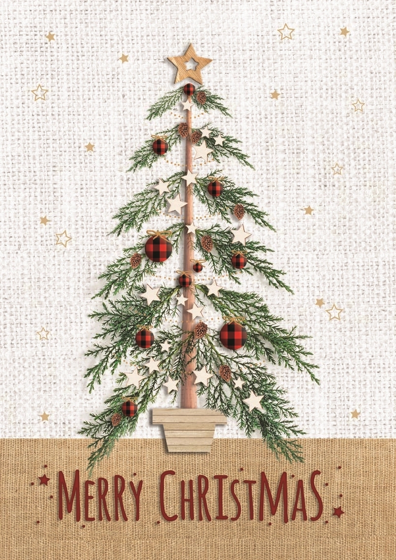 Tartan Tree Holiday Greeting Cards 1