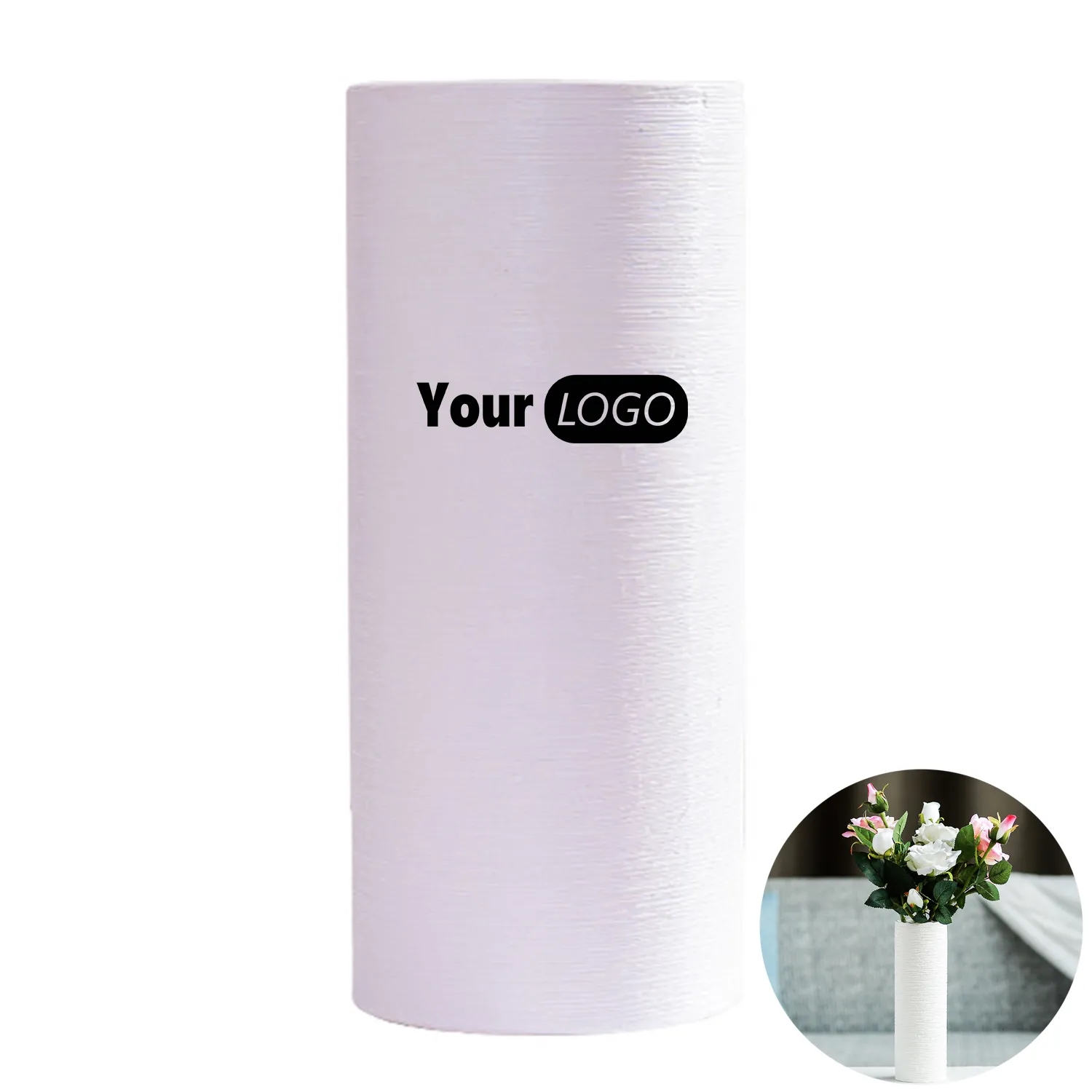 Flower Acrylic Vases Cylinders 3