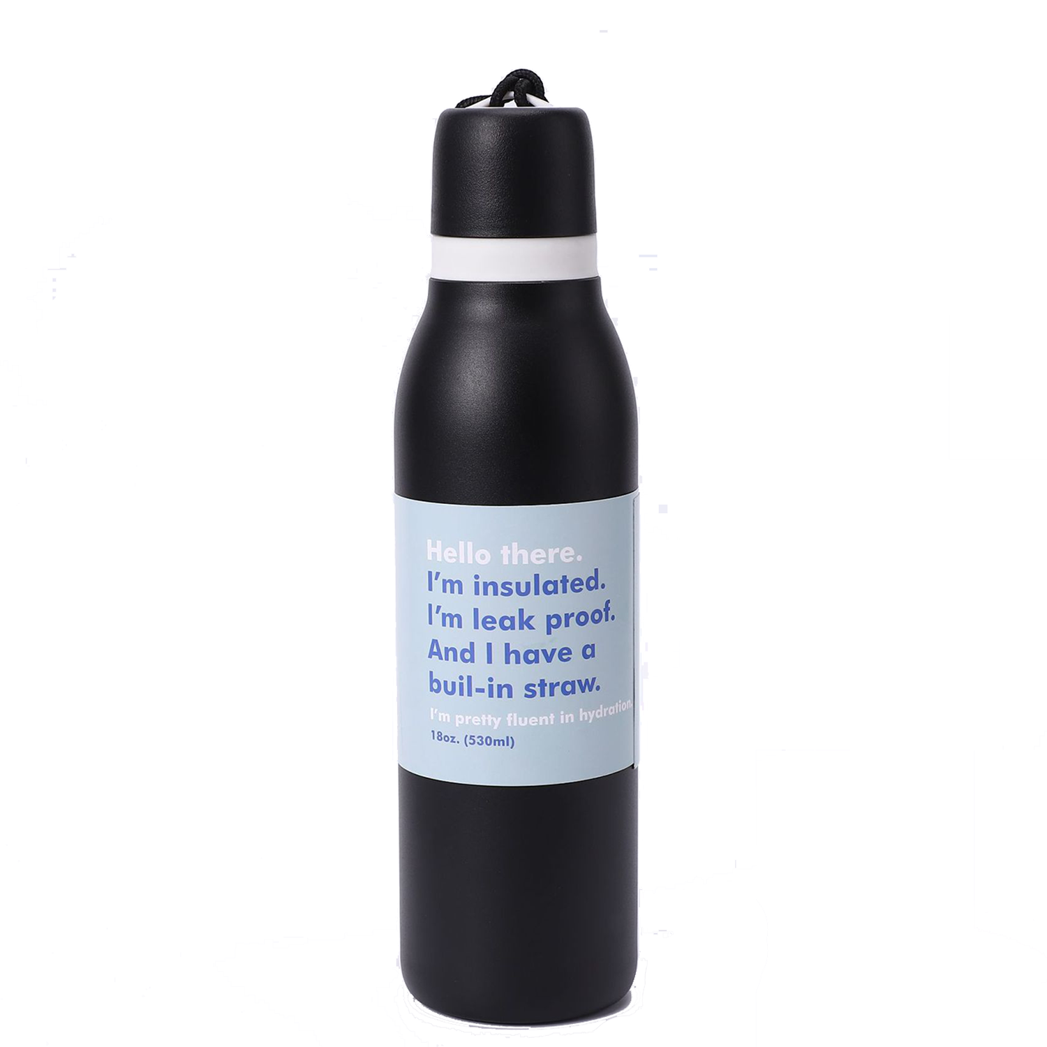 18oz Bowling Shaped Stainless Steel Insulated Sports Bottle 12