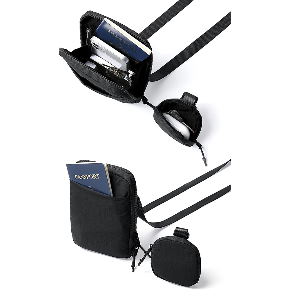 Nylon Crossbody Bag With A Mini Wallet 9