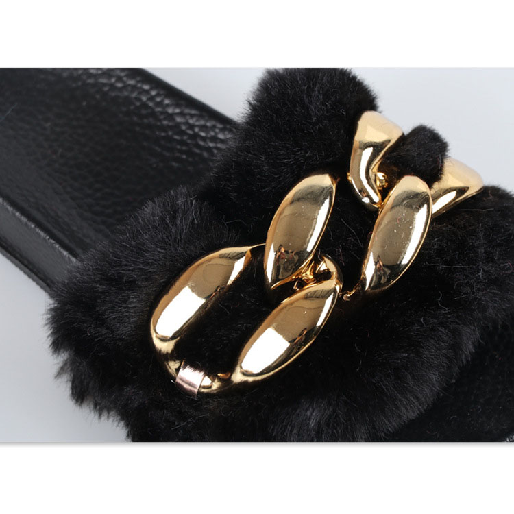 Faux Fur Soft Slide Flat Slipper 5