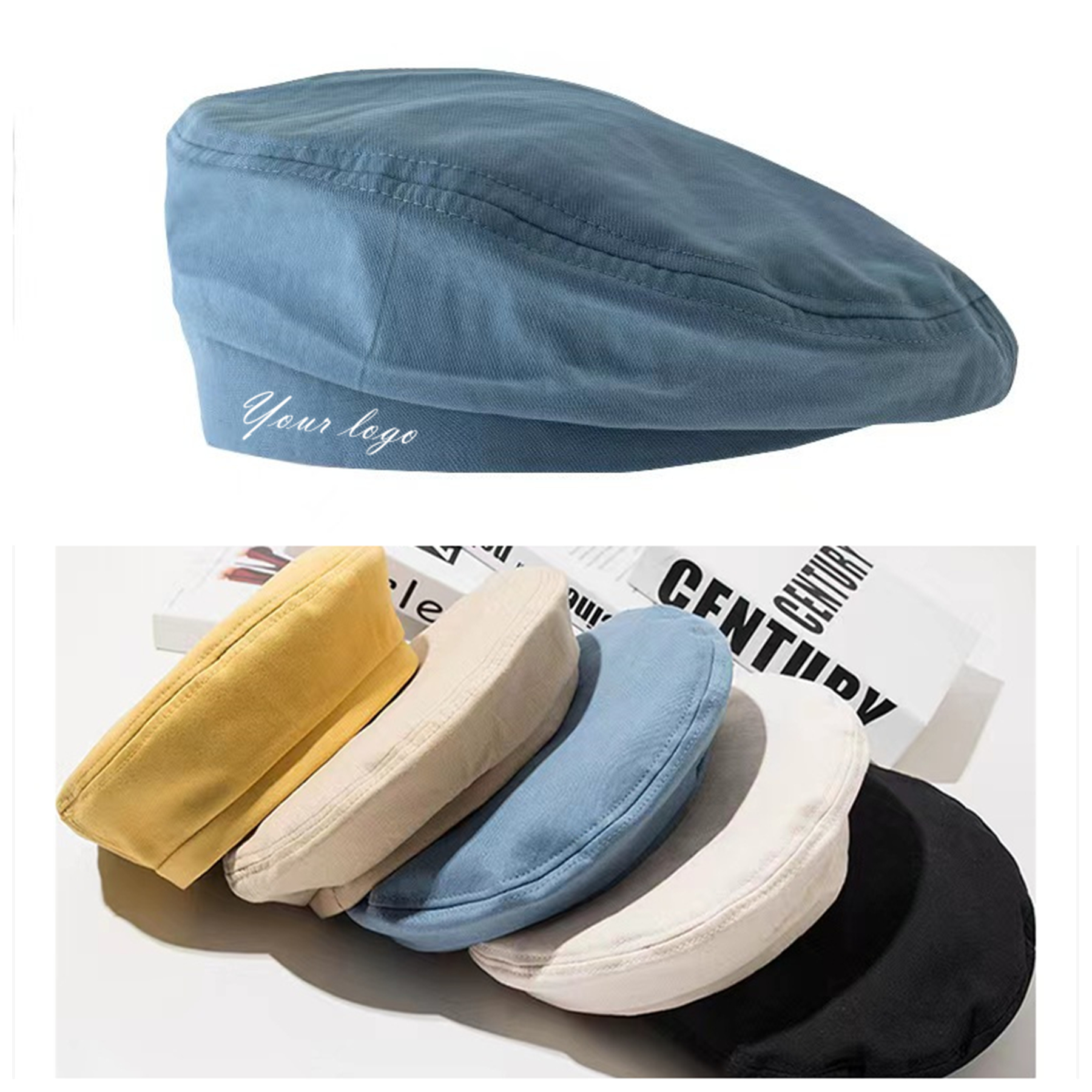 Solid Color Beret Hat