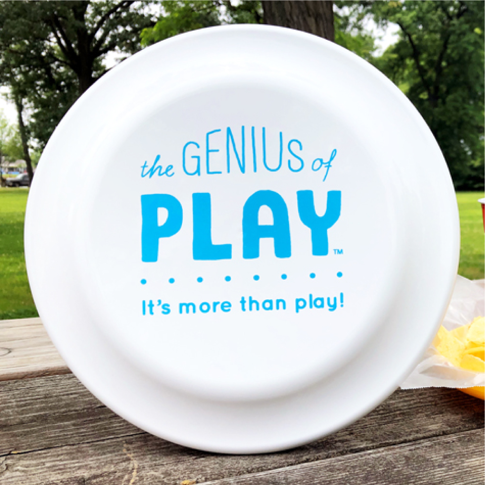 9 25" Flying Disc Plate
