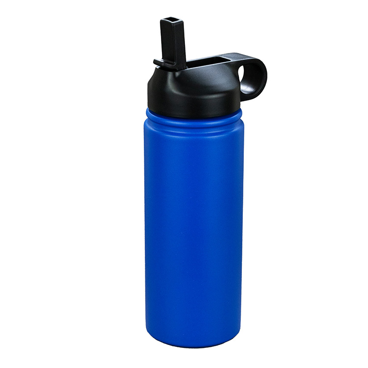 "MAUI" 19 oz Powder Coated Double Wall Insulated Stainless Steel Tumbler With a Straw Lid 11