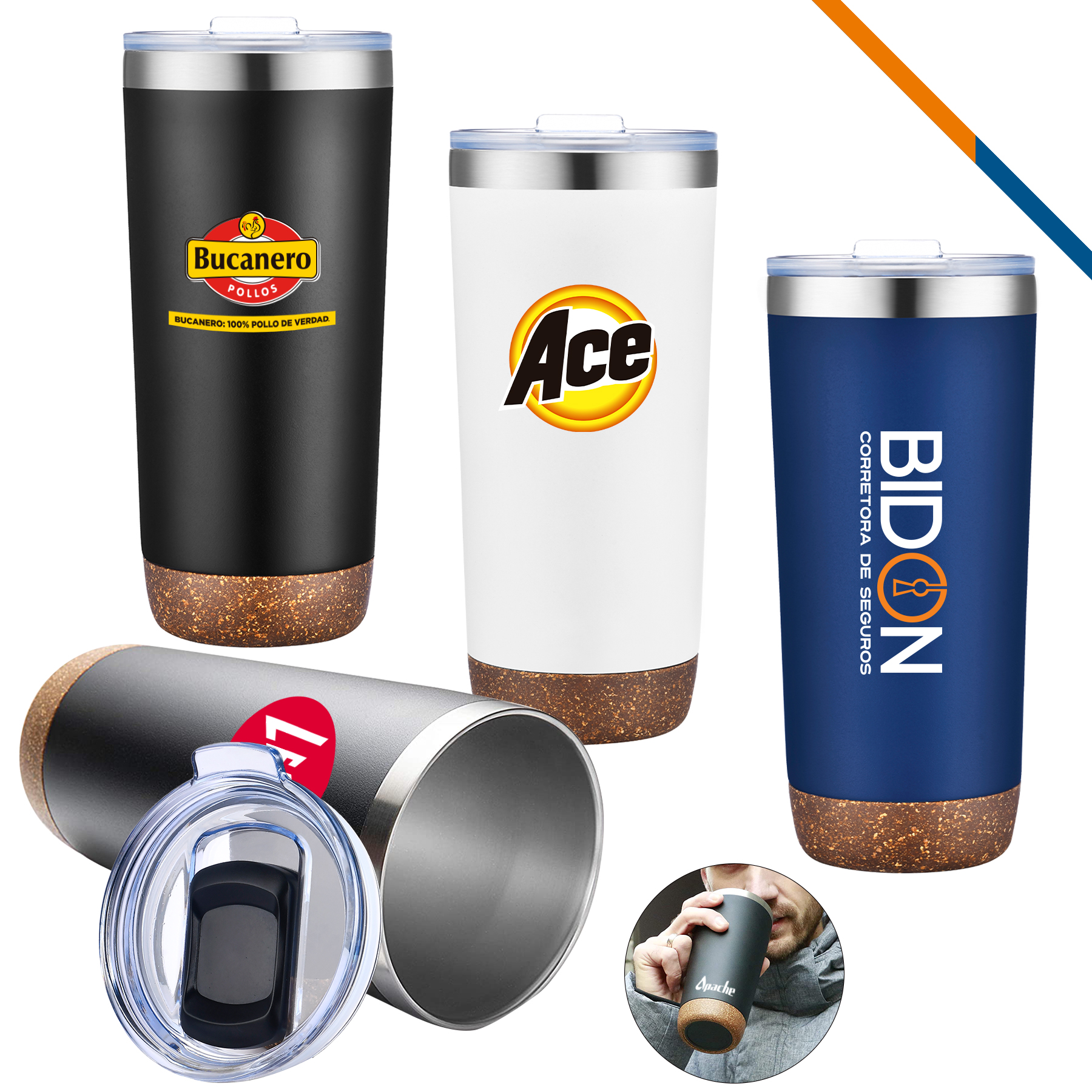Tenite Vacuum Tumbler - 22 OZ. 1