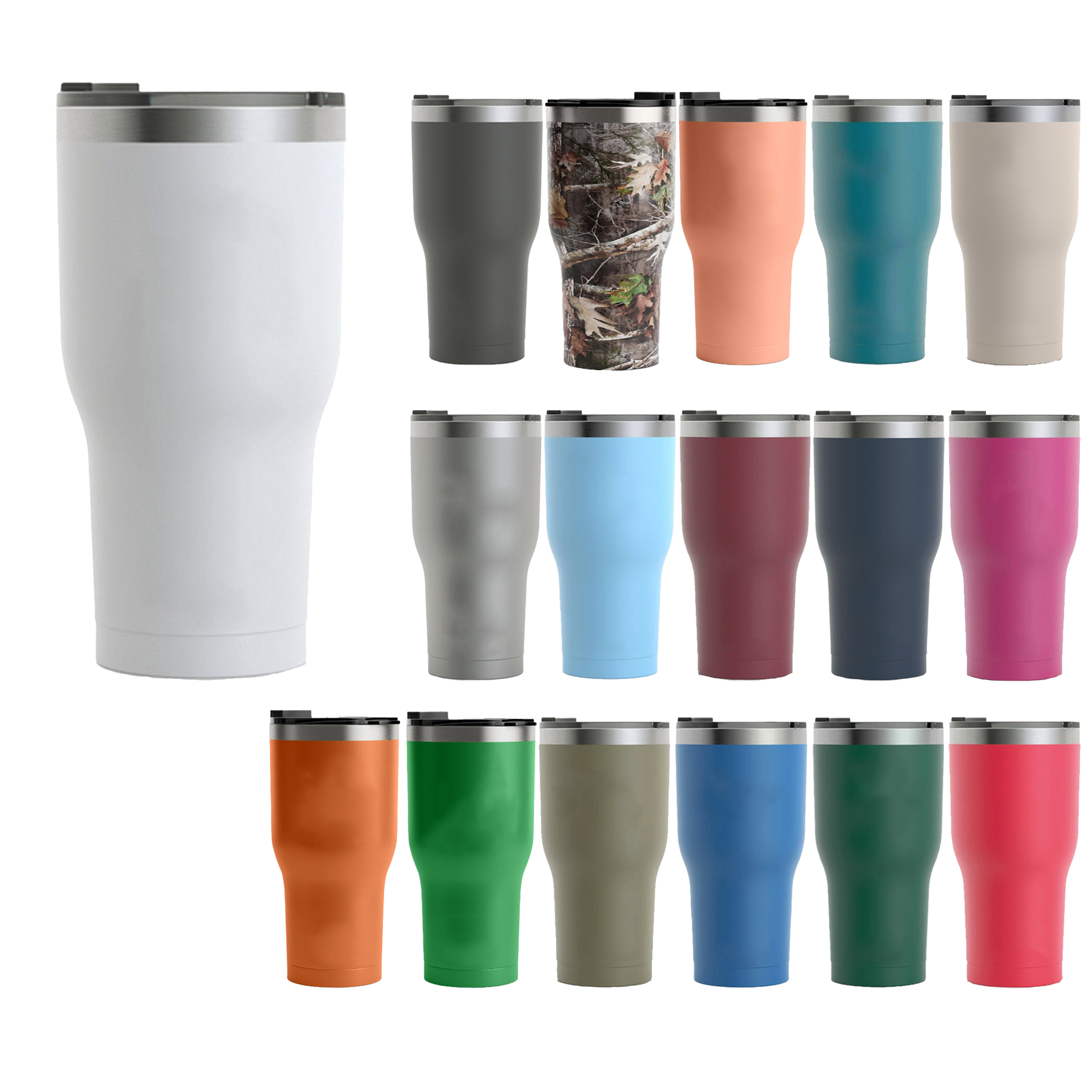 RTIC Ringed Tumbler 30 oz Stainless Steel 19