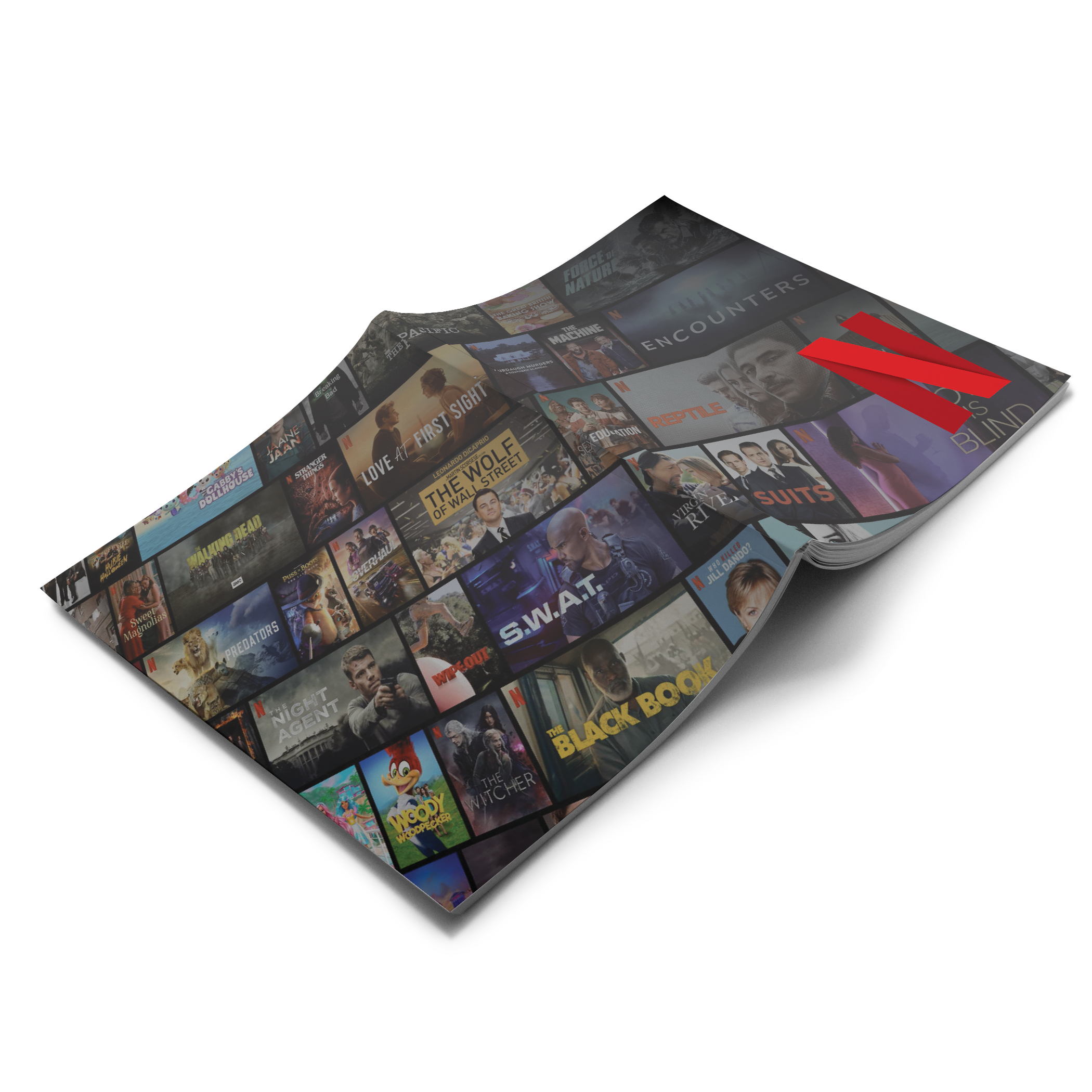 Full Color Custom Large Softcover Layflat Notebook/Journal