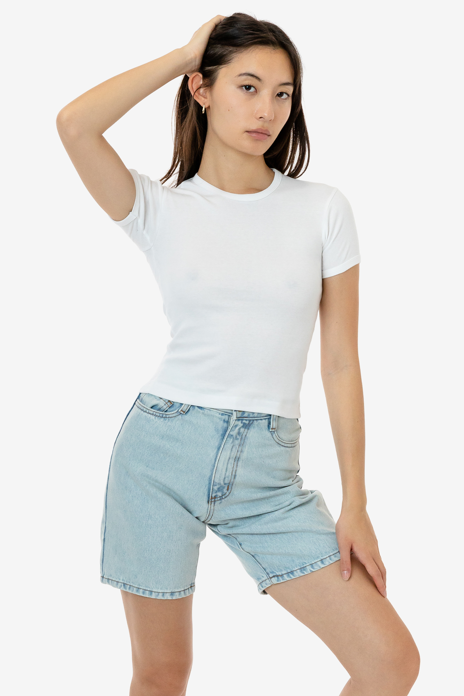 BABY RIB CLASSIC CREW NECK TEE 7
