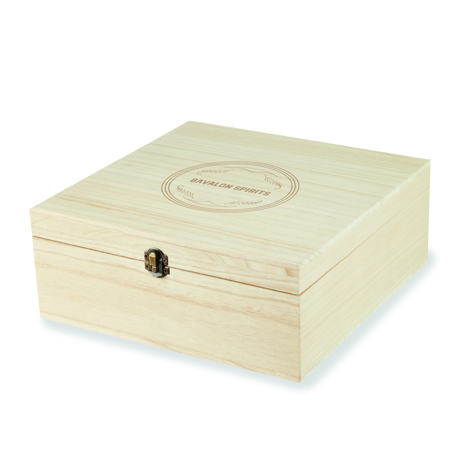 Viski® Crystal Liquor Glass and Ice Sphere Wood Box Set 6