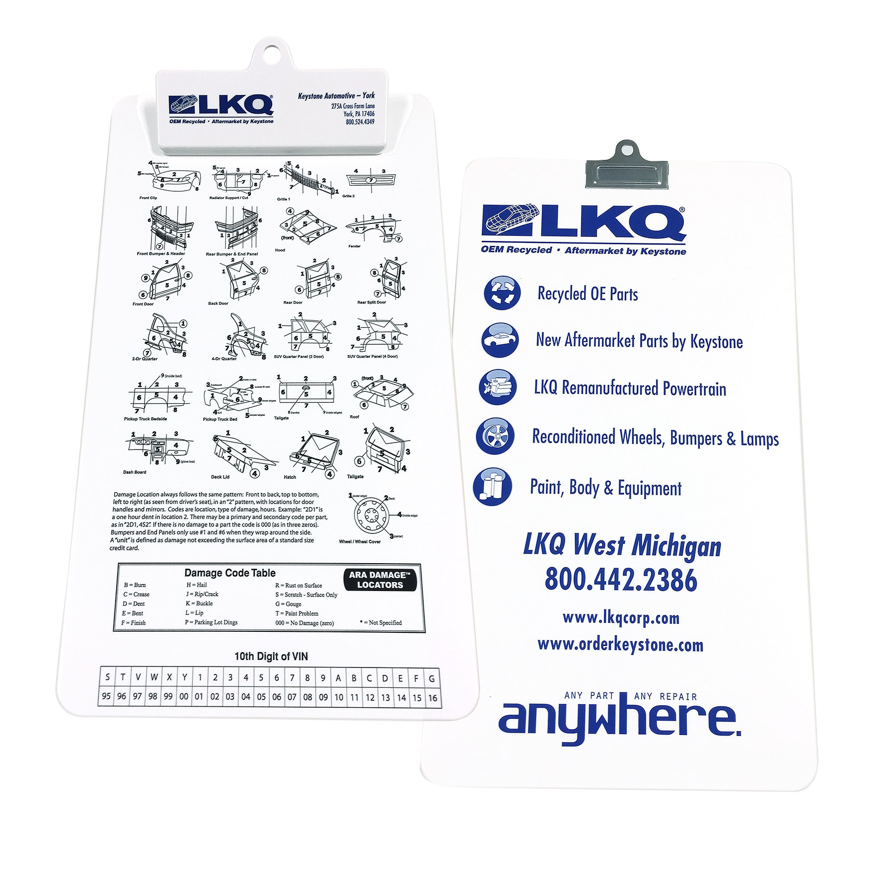 Legal Size Clipboard w/ Rectangle Clip 3