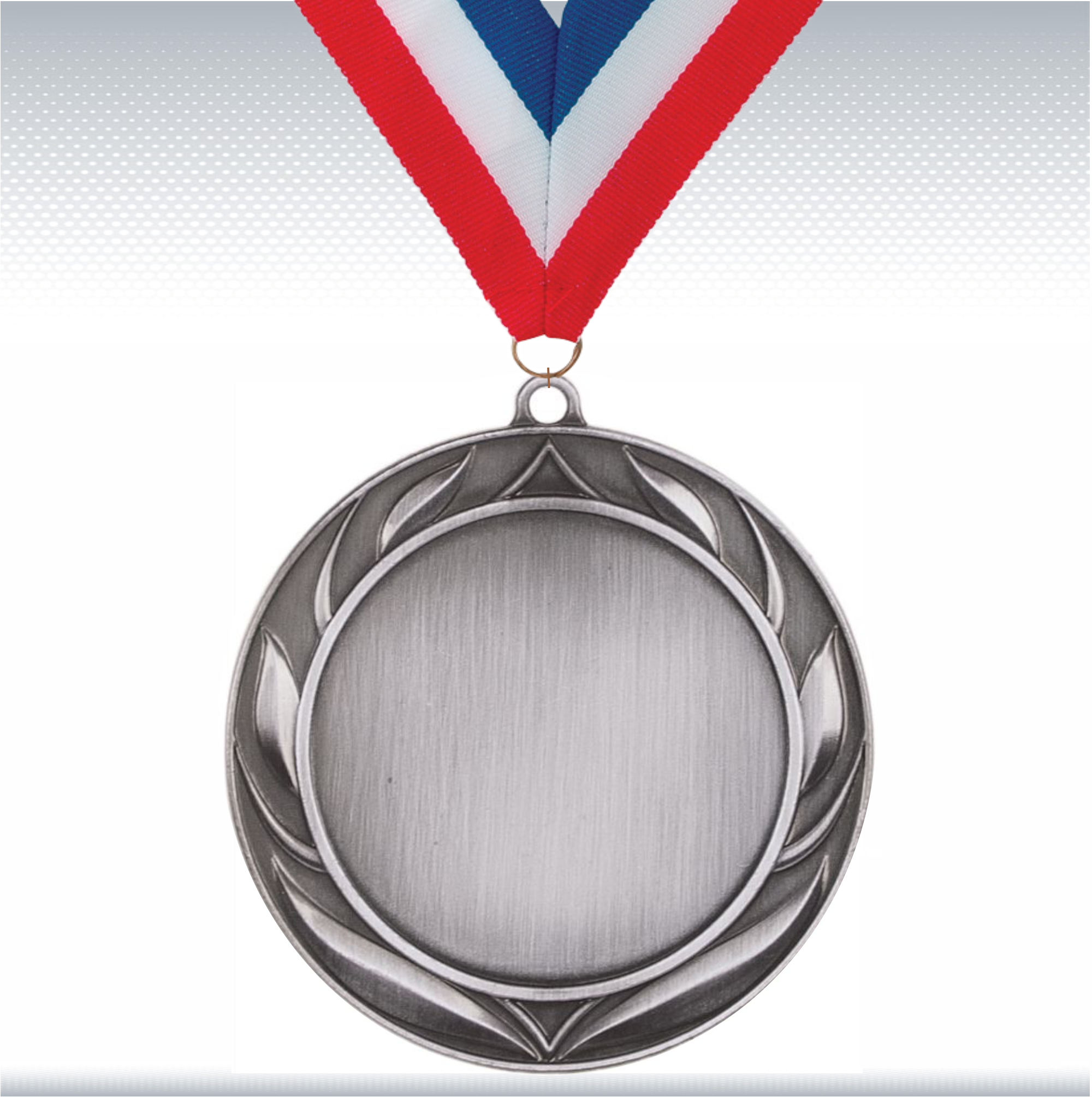 2 3/4" Wreath Medal w/2" Insert 5