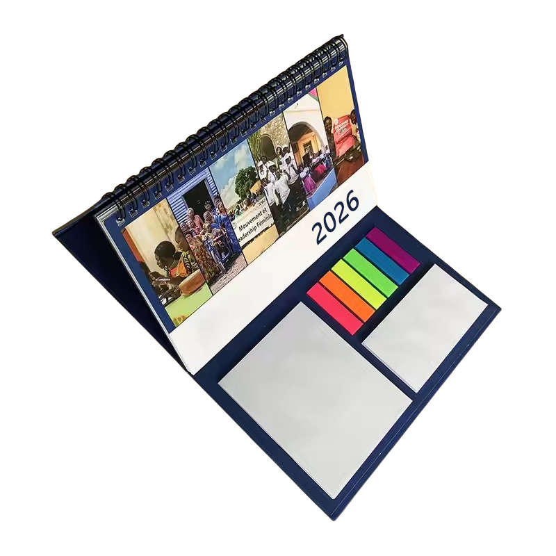 Desk Calendar and Sticky Notepad Set 3