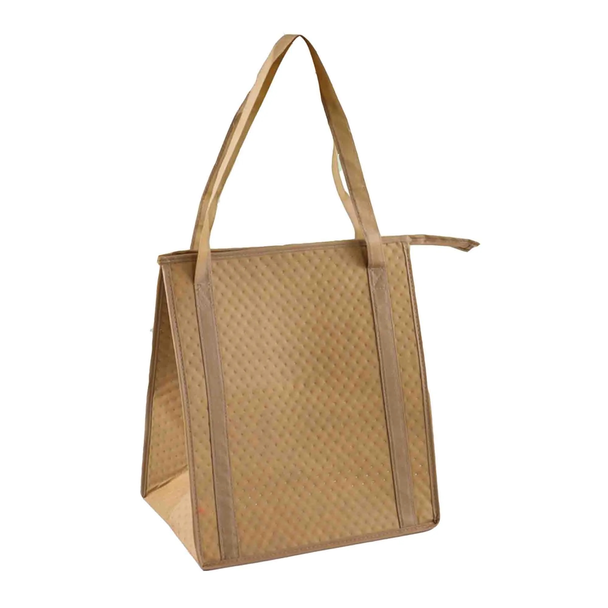 Heavy Duty Insulated Shopping Bag Zipper Lunch Tote 5