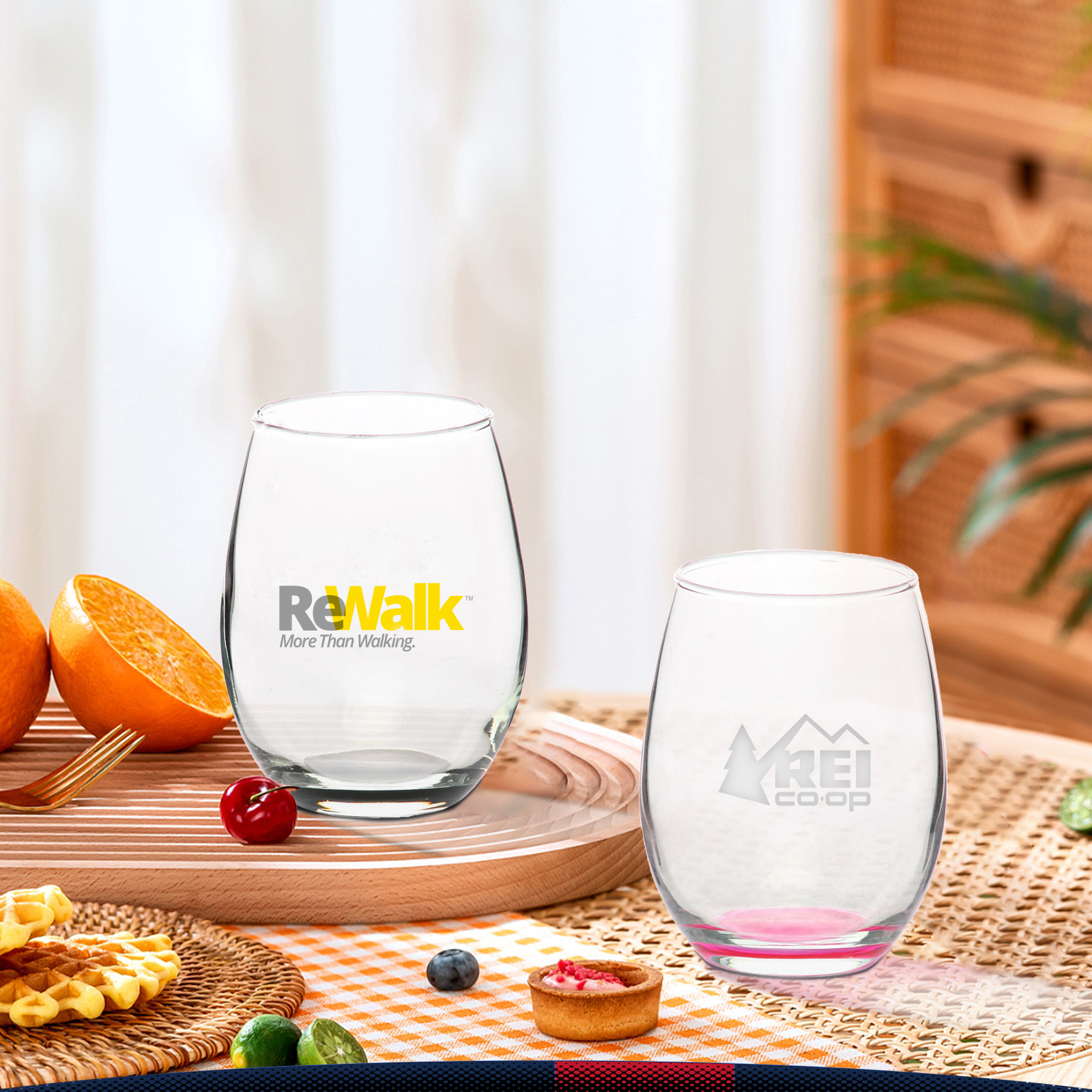 ARC 5.5 oz. Pulia Stemless Glasses 1