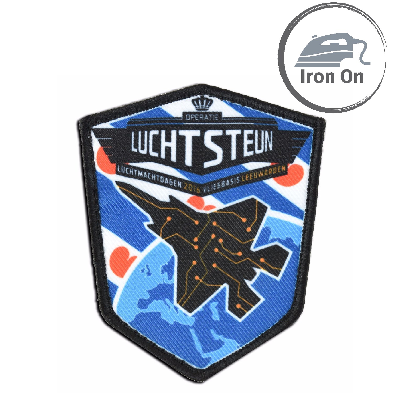 Dye-Sublimation Full Color Patches with Iron On Backing 2