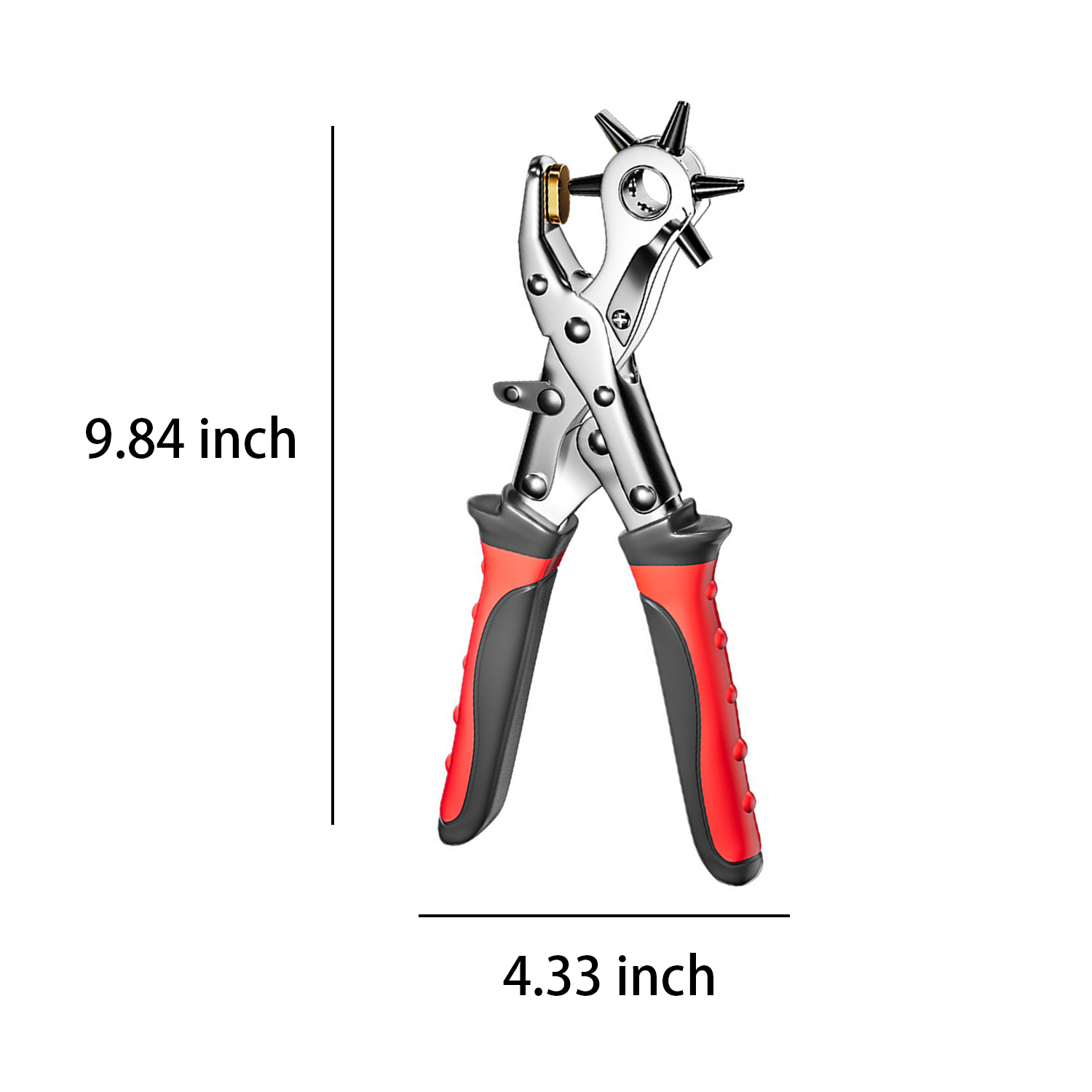 Heavy-Duty Rotary Leather Hole Punch Tool 2