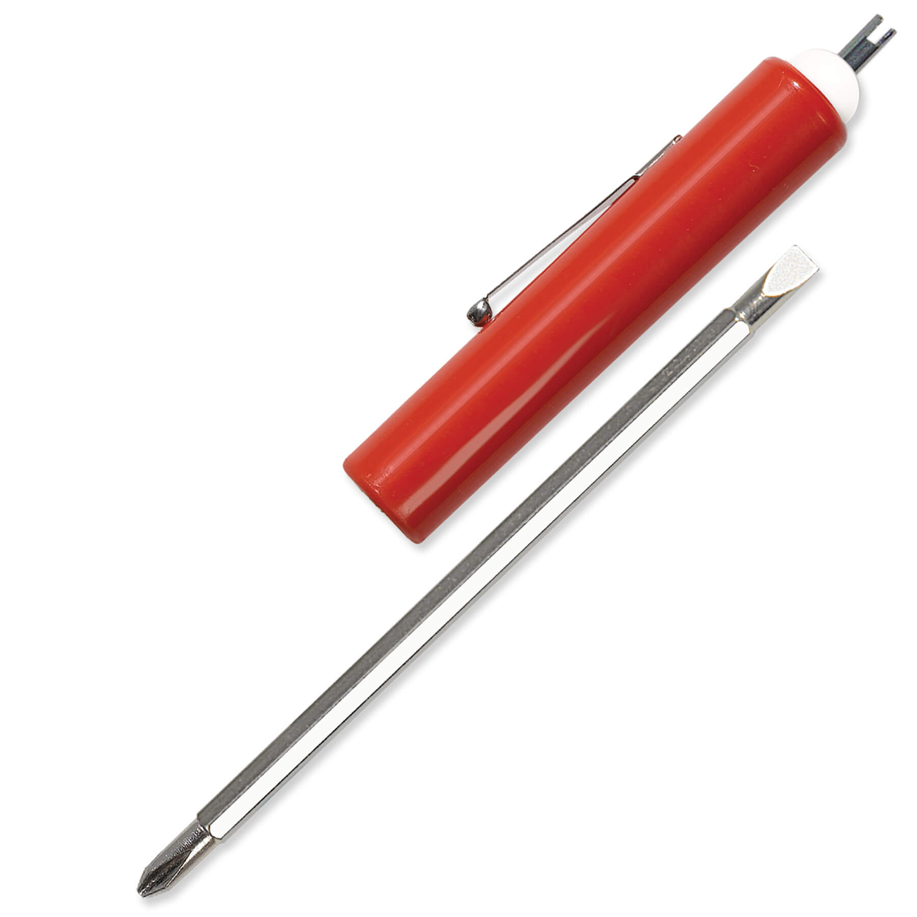 Jumbo Pocket Screwdriver Reversible Flat Blade + Valve Stem 50