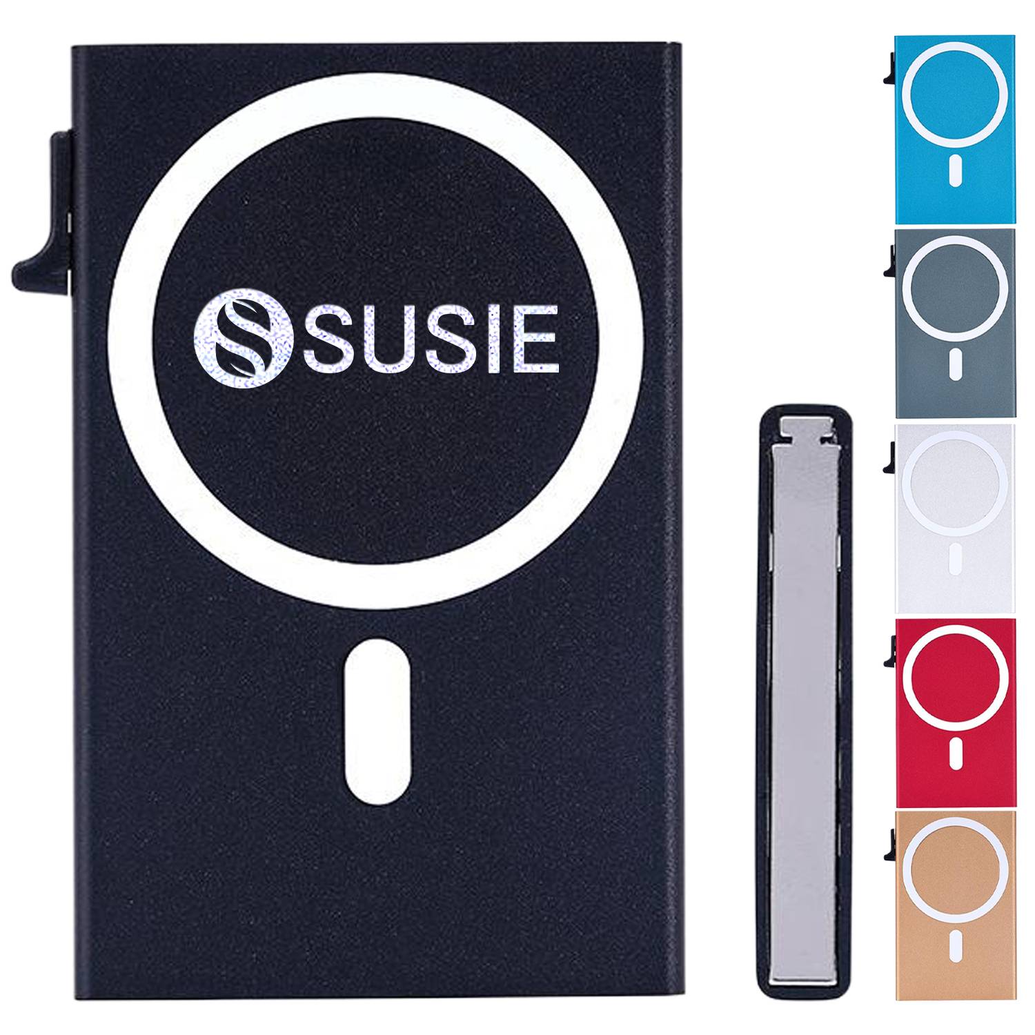 Aluminum Magnetic Phone Card Wallet 4