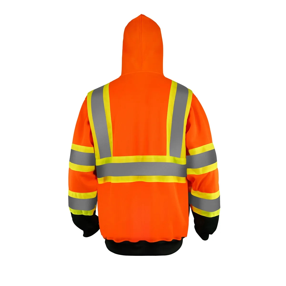 PREMIUM HI VIZ COLOR BLOCK SAFETY QUARTER ZIP WITH POCKET 5