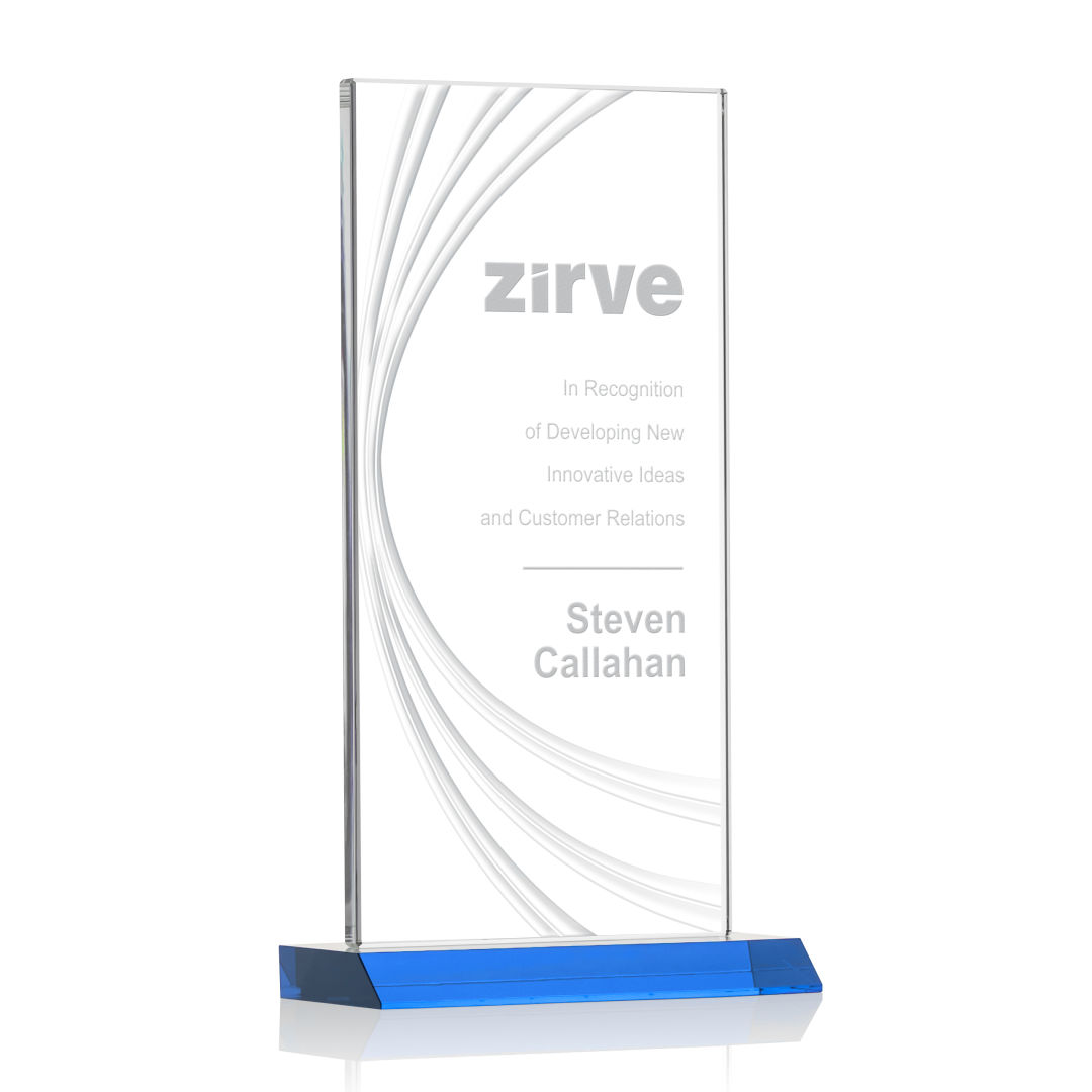 Hawkins Liquid Crystal™ Award - Sky Blue 4