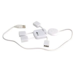 Usb Extension 4 Ports Mini Robot Shape Hub Deconcentrator 3