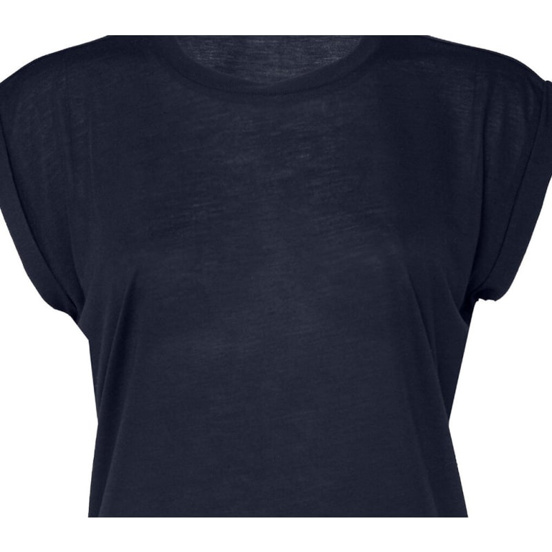 Bella + Canvas Ladies' Flowy Muscle T-Shirt With Rolled Cuff 34