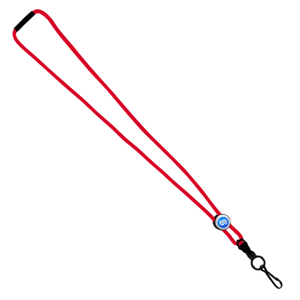 3/16" Nylon Cord Lanyard with Snap-Buckle Release, Standard O-Ring & Slider 13