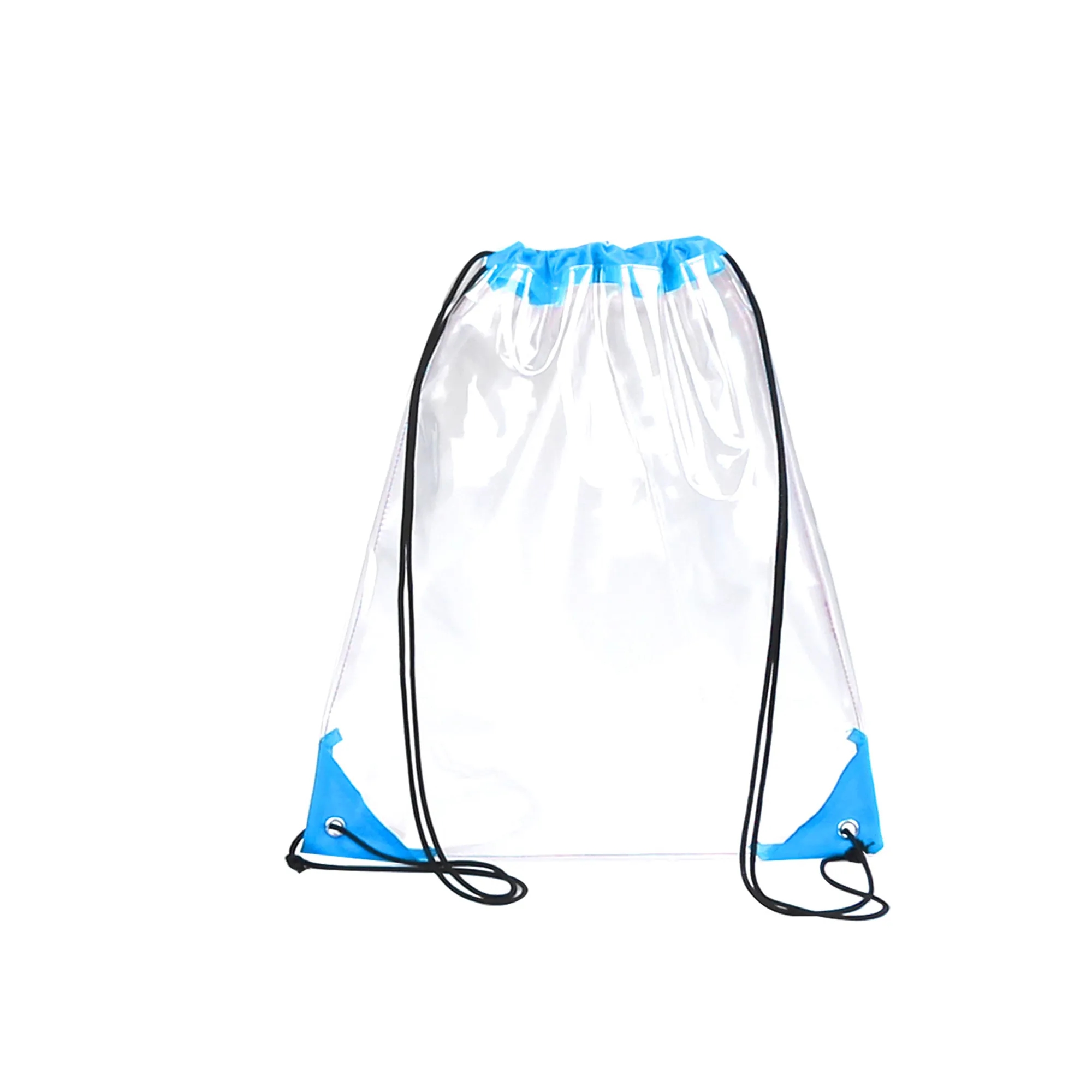 Waterproof Clear Plastic Drawstring Backpack 7