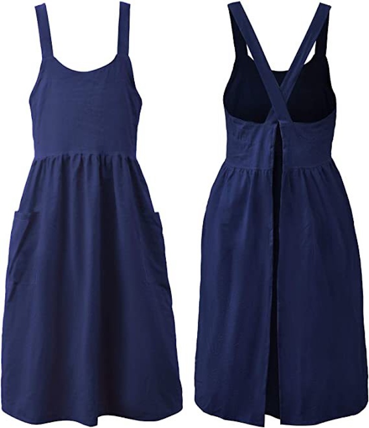Cross Back Work Apron 4