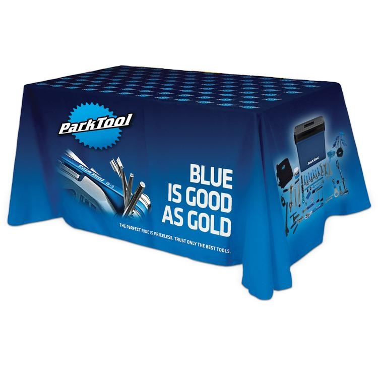 All Over Full Color Dye Sub Table Cover - flat poly 4-sided, fits 6' table 5