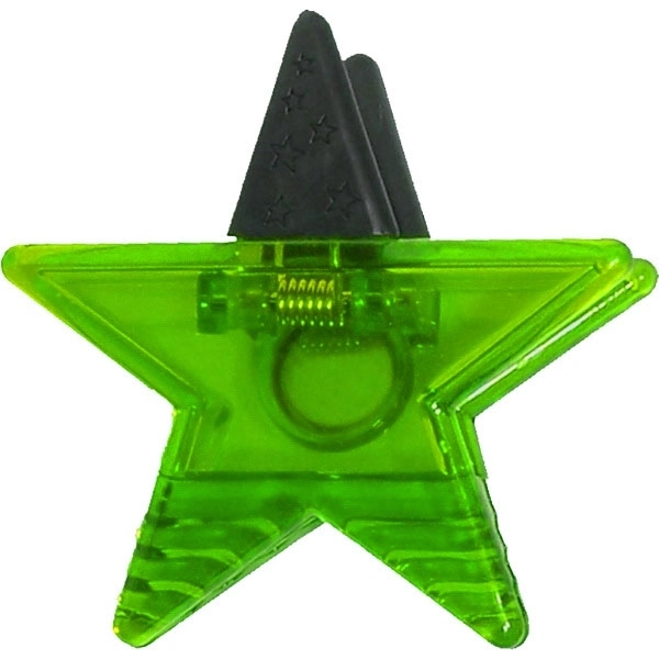 Star Shaped Plastic Memo Clip 2