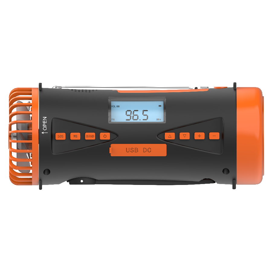 ResQ Emergency Hand Crank Weather Radio – AM/FM/NOAA, Camping Fan & 4000mAh Power Bank 8