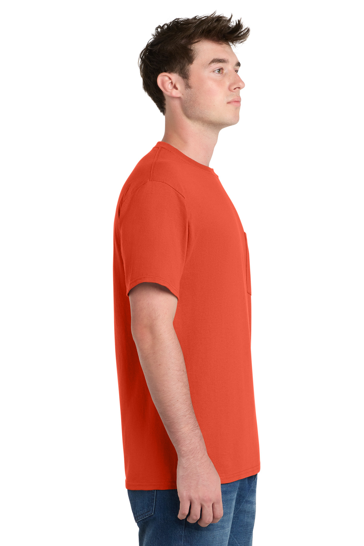 Port & Co Tall Essential Pocket Tee. PC61PT 158