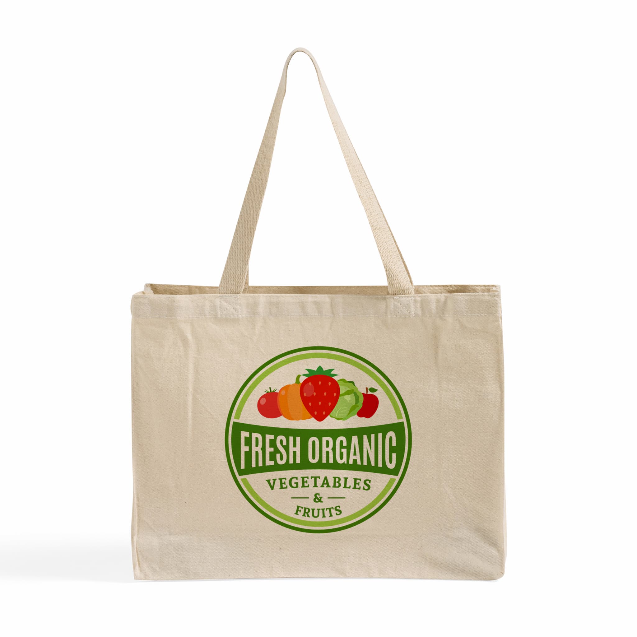 Horizontal Canvas Tote Bag 5