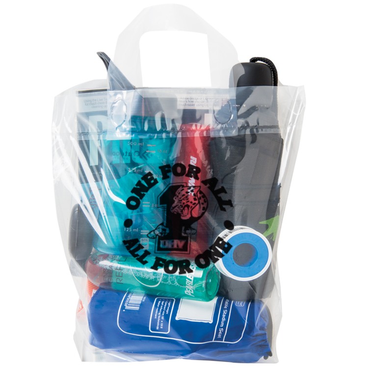 Crystal Clear LDPE Soft Loop Handle Shopper Security Bag 2