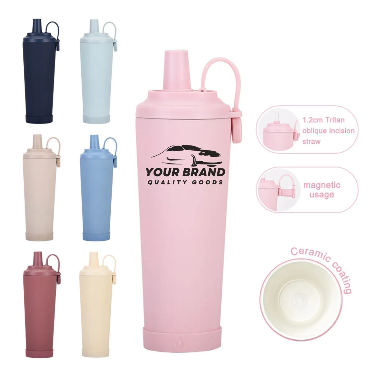 28 oz Insulated Vacuum Water Bottle Travel Coffee Mug 1