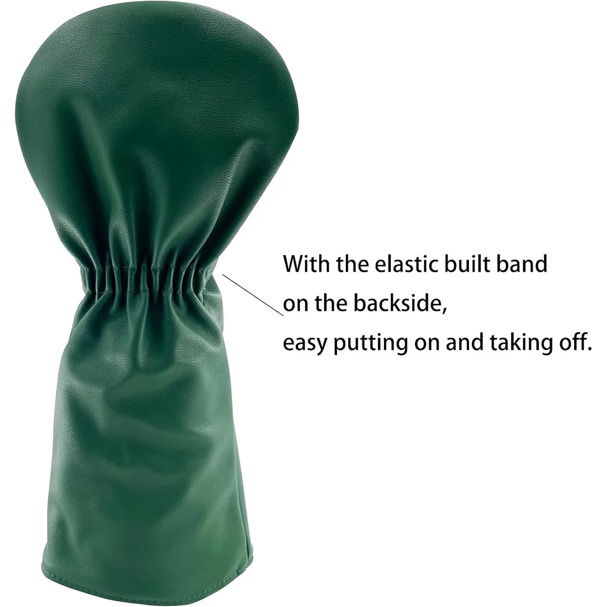 Golf Club Wood and Hybrid Head Cover PU Leather Headcover 7