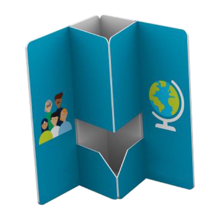Pop-N-Fold Business Card Phone & Tablet Stand 14
