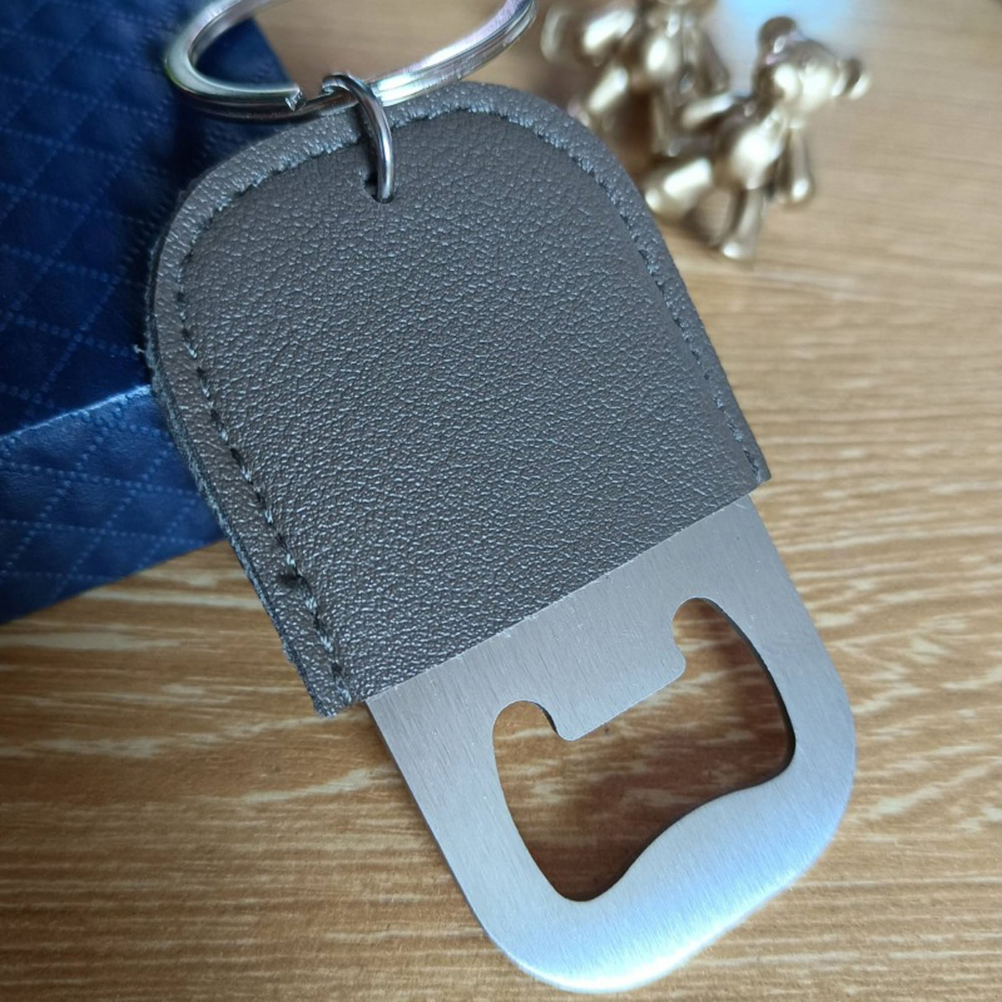PU Leather Bottle Opener Keychain 7