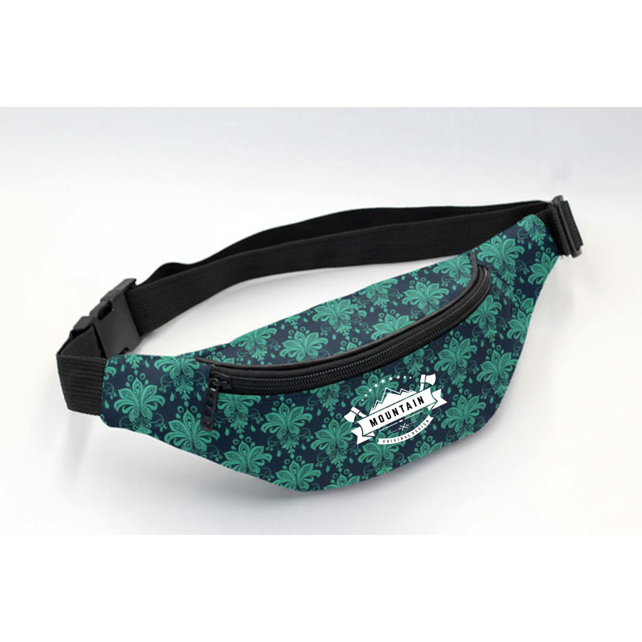 Sublimation 600D Polyester Waist Bag w/ 2 Pockets 4