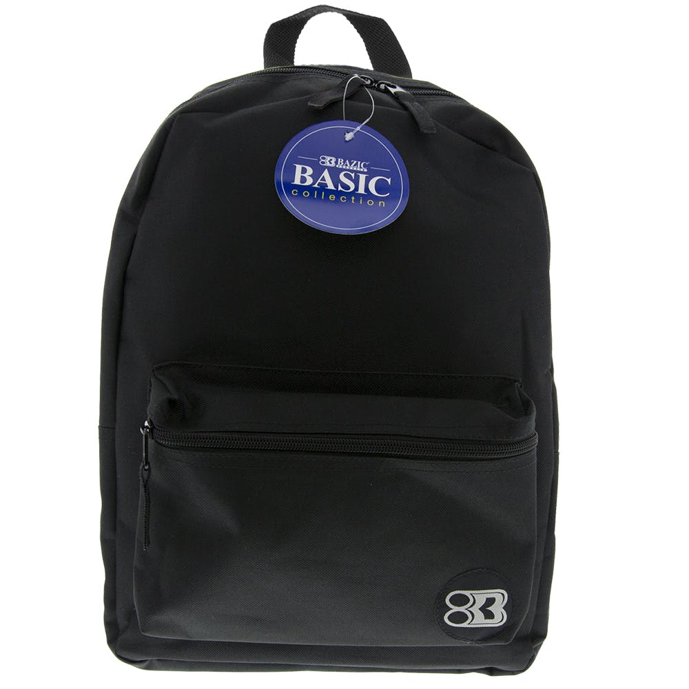 16" Basic Backpacks - Black 2