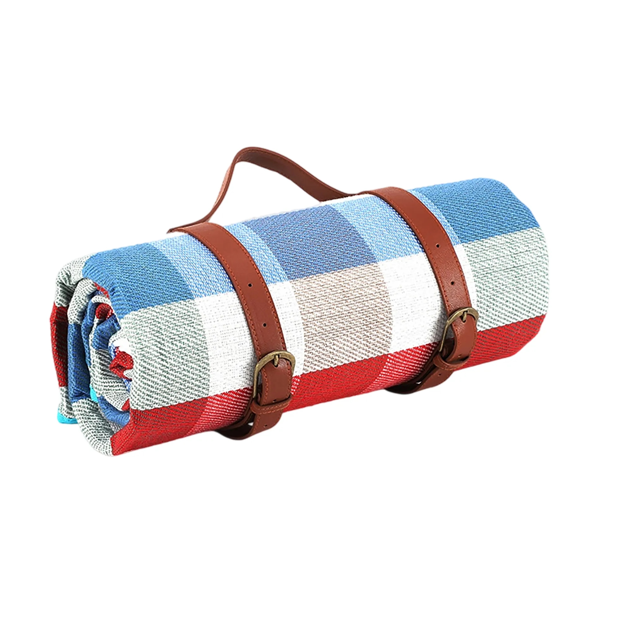 MOQ 50 Leather Handle Picnic Blanket 32