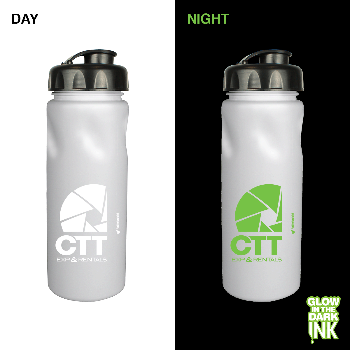 MicroHalt™ 24 oz. Cycle Bottle with Flip Top Cap 2