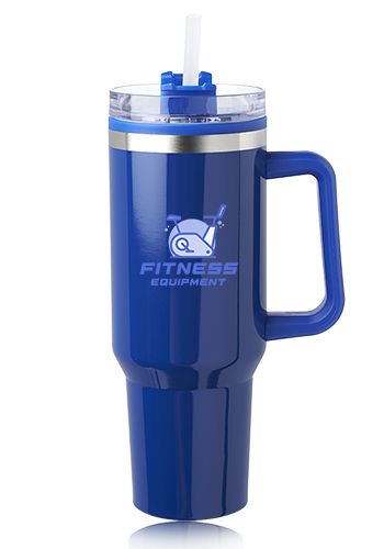 40 oz. Hugo Plastic Interior Stainless Steel Travel Mugs 4