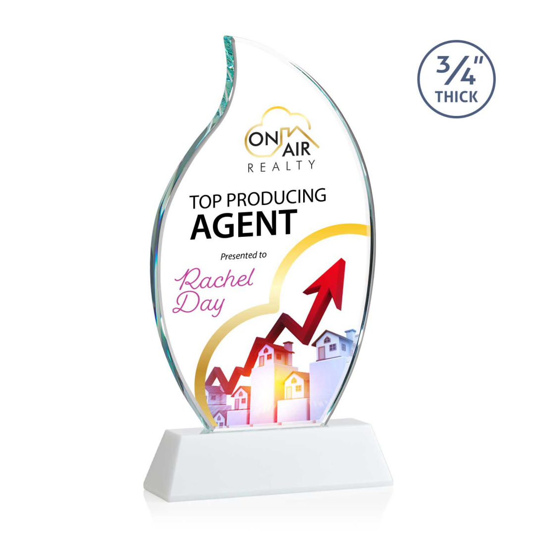 Croydon VividPrint™ Award on Newhaven Base - White 4
